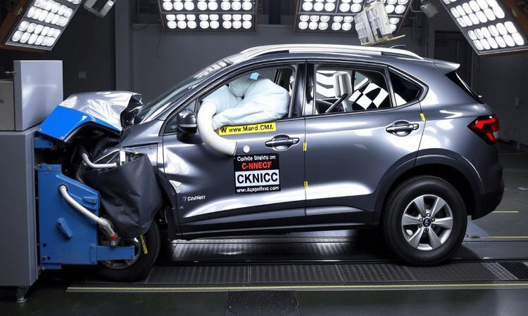 تست ایمنی C-NCAP خودروهای KMC