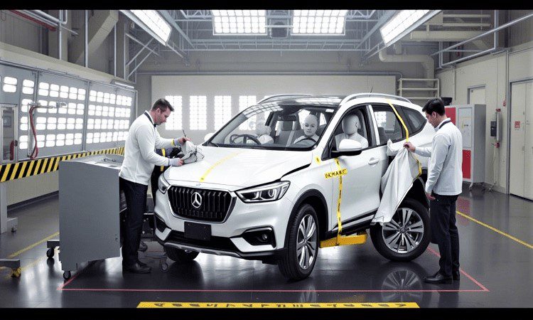 تست ایمنی C-NCAP خودروهای KMC