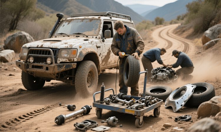 ۸ قطعه ای که پس از آفرود باید حتماً بررسی شوند