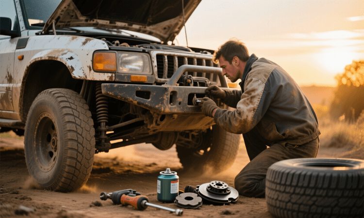 ۸ قطعه ای که پس از آفرود باید حتماً بررسی شوند