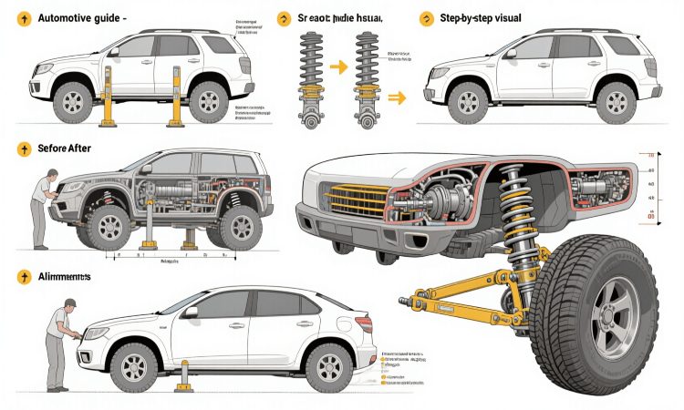 نکات پیش از افزایش ارتفاع خودرو با کیت های آفرود (lift kit)