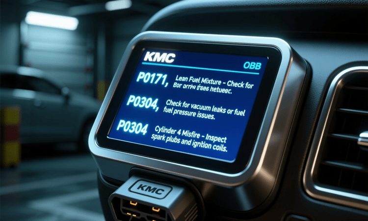 کدهای خطای OBD در خودروهای KMC و تفسیر سریع برای رانندگان