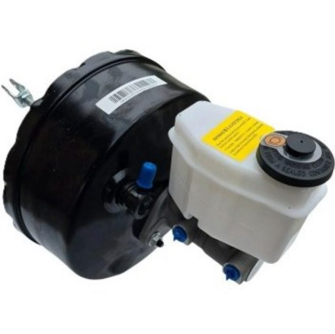 نمای کلی از موتور و سیستم‌ های جانبی با بوستر