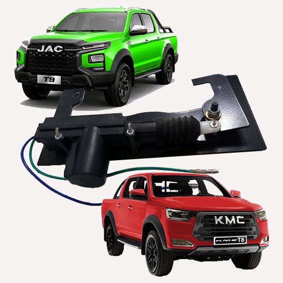 نمای نزدیک از قطعات داخلی قفل KMC